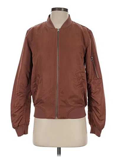 Pre-owned Forever 21 Jacket In Brown