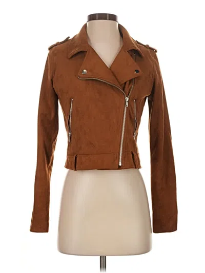 Pre-owned Forever 21 Jacket In Brown