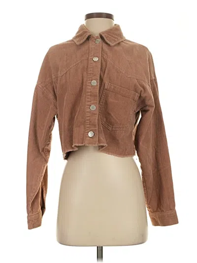 Pre-owned Forever 21 Jacket In Brown