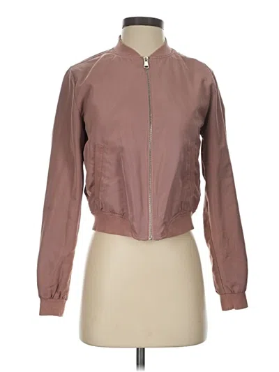 Pre-owned Forever 21 Jacket In Brown