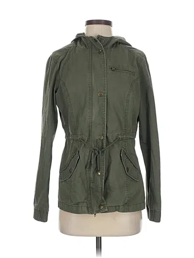 Pre-owned Forever 21 Jacket In Green