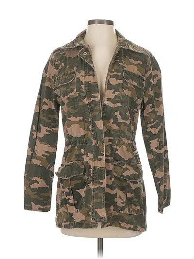 Pre-owned Forever 21 Jacket In Green