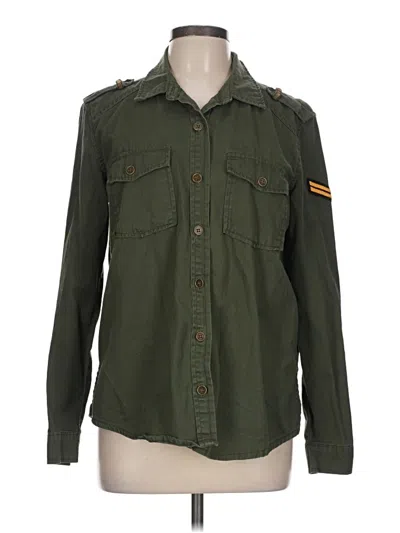 Pre-owned Forever 21 Jacket In Green