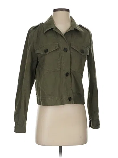 Pre-owned Forever 21 Jacket In Green