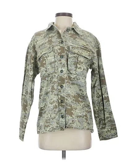 Pre-owned Forever 21 Jacket In Green