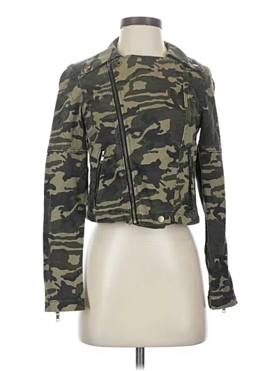 Pre-owned Forever 21 Jacket In Green