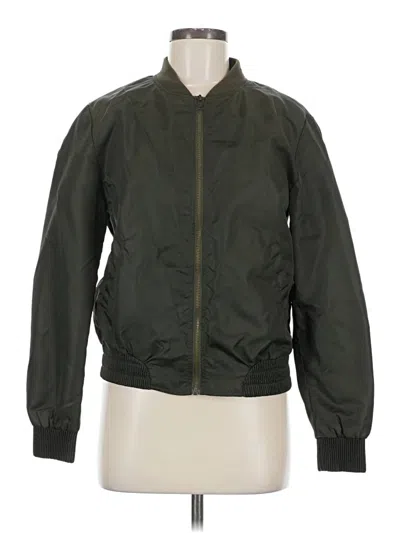 Pre-owned Forever 21 Jacket In Green