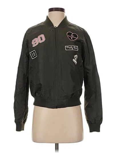Pre-owned Forever 21 Jacket In Green