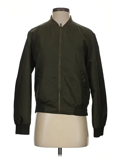 Pre-owned Forever 21 Jacket In Green