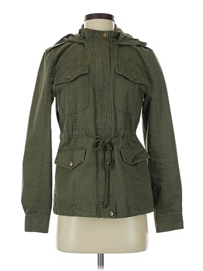 Pre-owned Forever 21 Jacket In Green