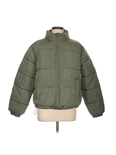Pre-owned Forever 21 Jacket In Green