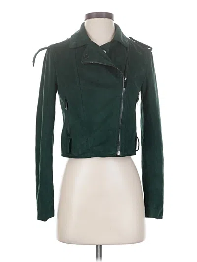 Pre-owned Forever 21 Jacket In Green
