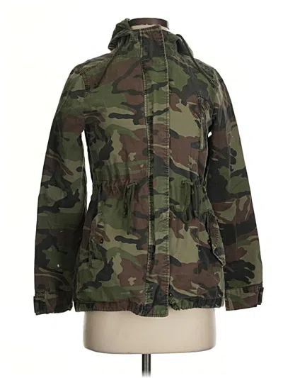 Pre-owned Forever 21 Jacket In Green