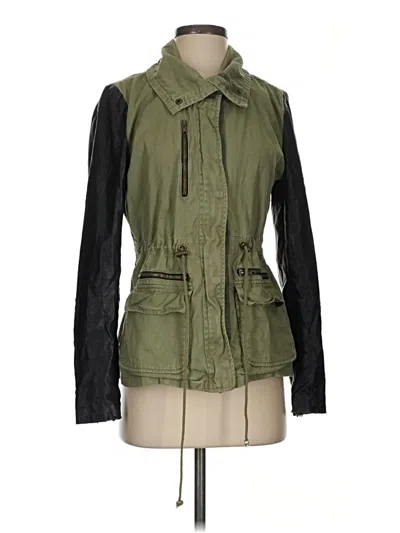 Pre-owned Forever 21 Jacket In Green