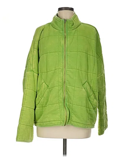 Pre-owned Forever 21 Jacket In Green