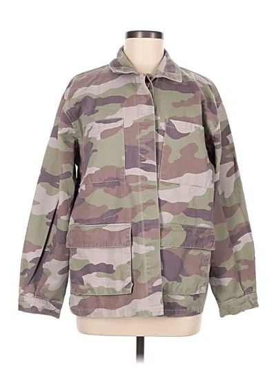 Pre-owned Forever 21 Jacket In Green