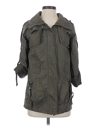 Pre-owned Forever 21 Jacket In Green