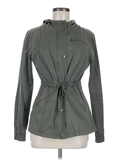 Pre-owned Forever 21 Jacket In Green