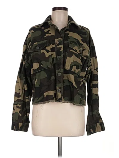 Pre-owned Forever 21 Jacket In Green