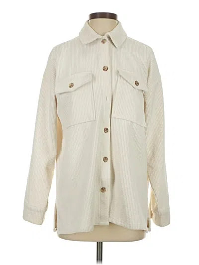 Pre-owned Forever 21 Jacket In Ivory