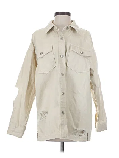 Pre-owned Forever 21 Jacket In Ivory