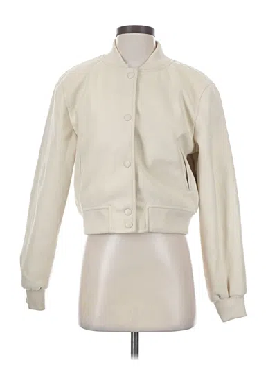 Pre-owned Forever 21 Jacket In Ivory