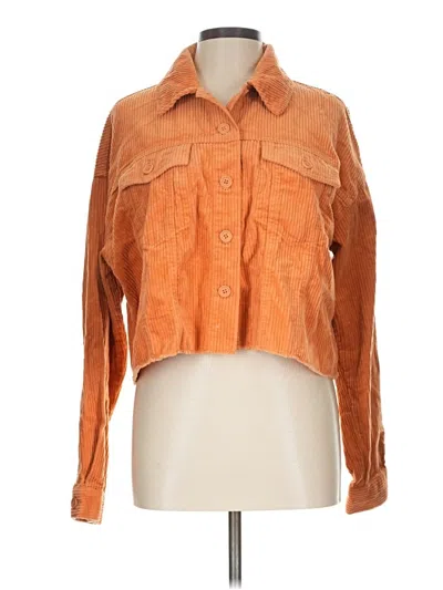 Pre-owned Forever 21 Jacket In Orange