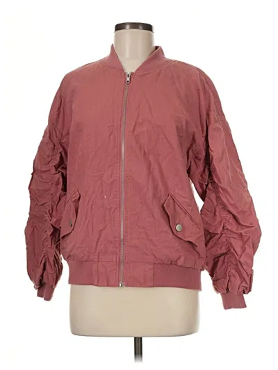 Pre-owned Forever 21 Jacket In Pink