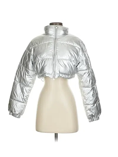 Pre-owned Forever 21 Jacket In Silver