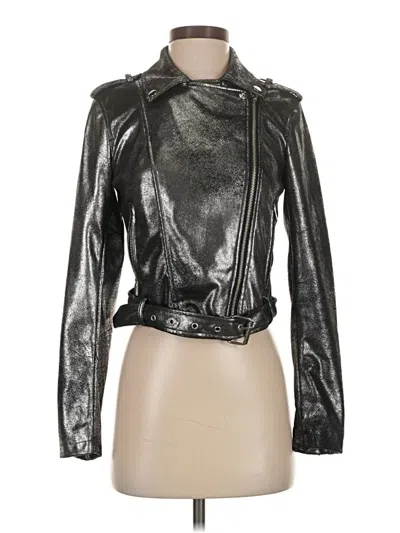 Pre-owned Forever 21 Jacket In Silver
