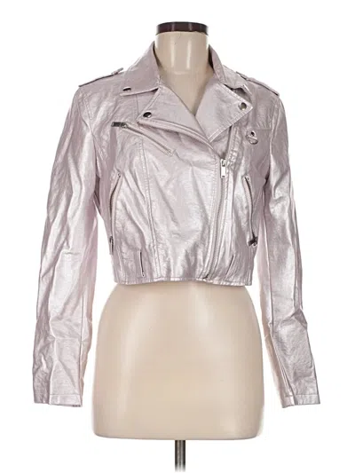 Pre-owned Forever 21 Jacket In Silver