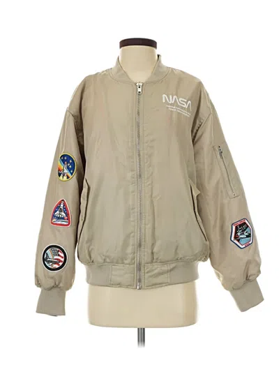 Pre-owned Forever 21 Jacket In Tan