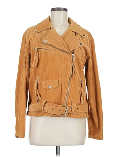 Pre-owned Forever 21 Jacket In Tan