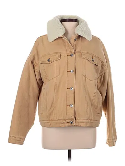 Pre-owned Forever 21 Jacket In Tan