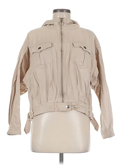 Pre-owned Forever 21 Jacket In Tan