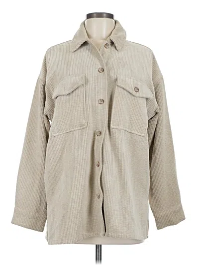 Pre-owned Forever 21 Jacket In Tan