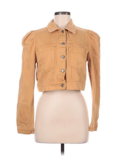 Pre-owned Forever 21 Jacket In Tan
