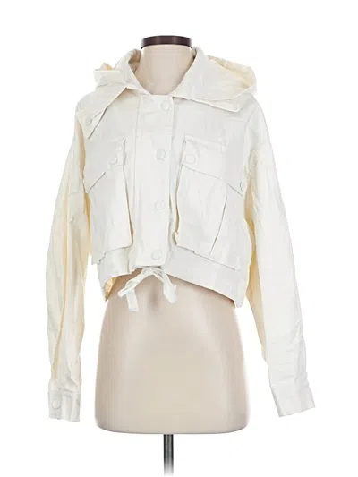 Pre-owned Forever 21 Jacket In White