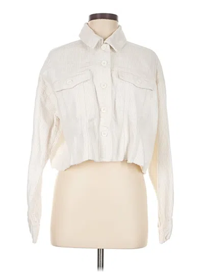 Pre-owned Forever 21 Jacket In White