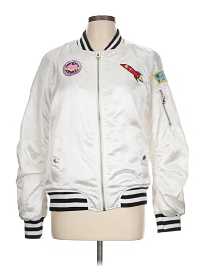 Pre-owned Forever 21 Jacket In White