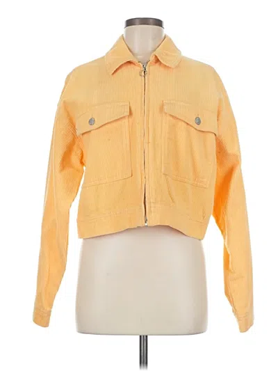 Pre-owned Forever 21 Jacket In Yellow
