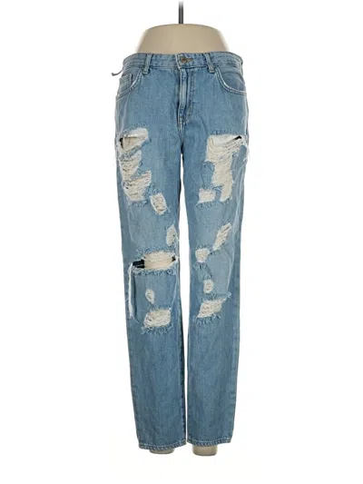 Pre-owned Forever 21 Jeans In Blue