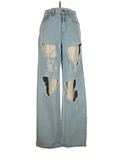 Pre-owned Forever 21 Jeans In Blue
