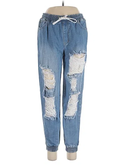 Pre-owned Forever 21 Jeans In Blue