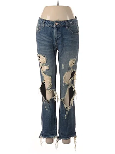 Pre-owned Forever 21 Jeans In Blue