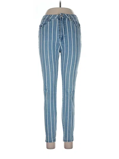 Pre-owned Forever 21 Jeggings In Blue