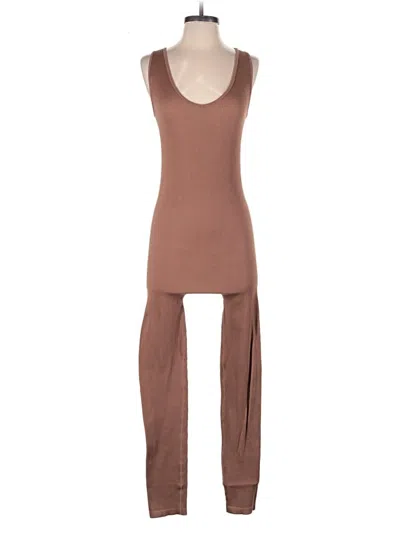 Pre-owned Forever 21 Jumpsuit In Brown