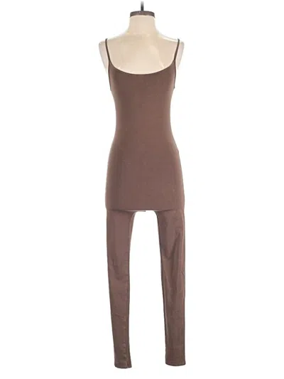 Pre-owned Forever 21 Jumpsuit In Brown