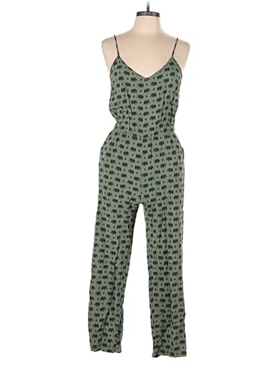 Pre-owned Forever 21 Jumpsuit In Green