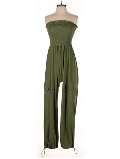 Pre-owned Forever 21 Jumpsuit In Green